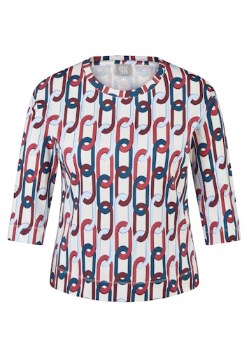 T-shirts lange mouw bordeaux Rabe