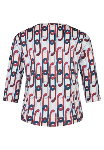 T-shirts lange mouw bordeaux Rabe
