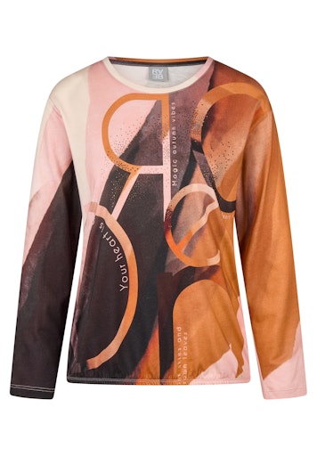 T-shirts lange mouw roze Rabe
