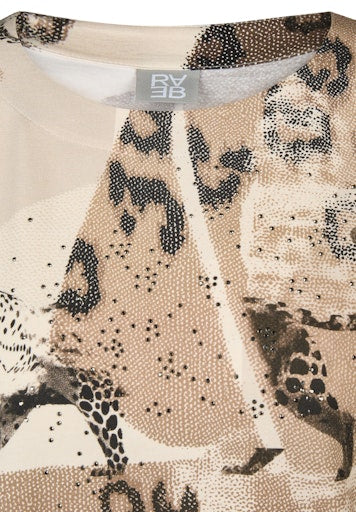 T-shirts lange mouw beige Rabe
