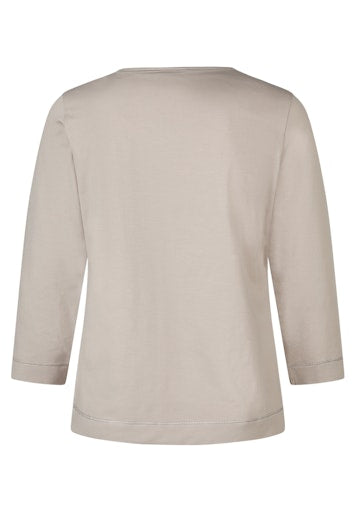 T-shirts lange mouw grijs Rabe