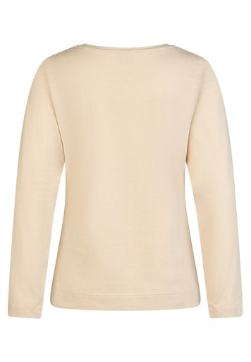 T-shirts lange mouw bruin Rabe