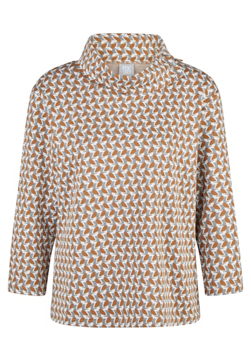 T-shirts lange mouw bruin Rabe