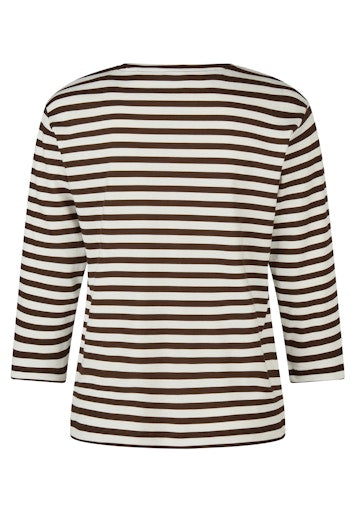 T-shirts lange mouw bruin Rabe