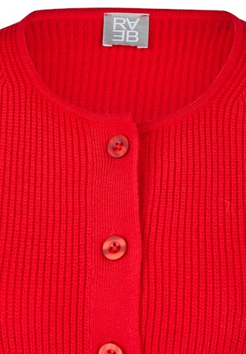 Cardigans rood Rabe