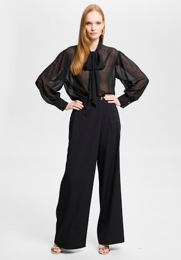 Blouses lange mouw zwart SWING