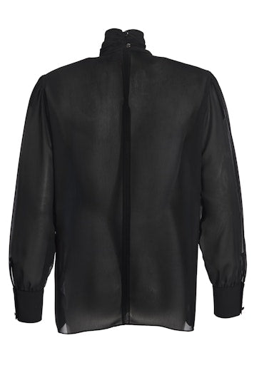 Blouses lange mouw zwart SWING