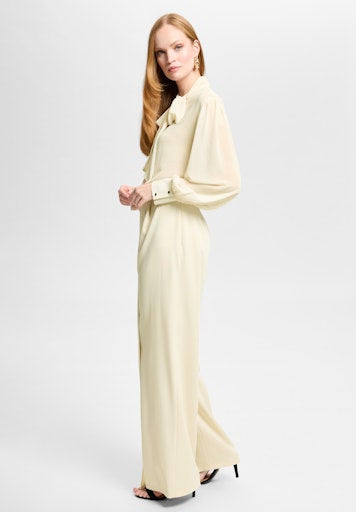 Blouses lange mouw beige SWING