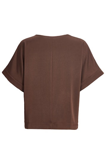 Blouses korte mouw bruin SWING