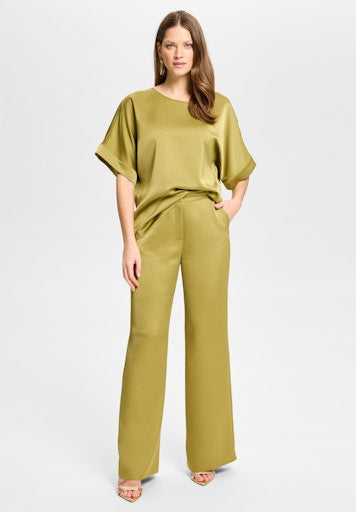 Blouses korte mouw groen SWING