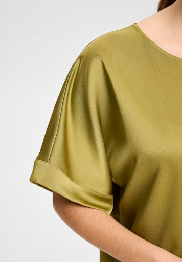 Blouses korte mouw groen SWING