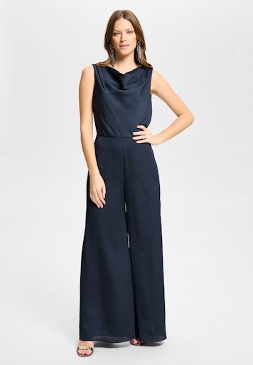 Jumpsuits zonder mouw navy SWING