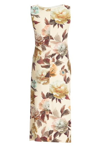 Jurken zonder mouw beige SWING