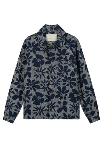 Hemden lange mouw navy Dstrezzed
