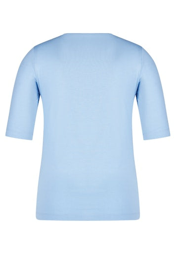 T-shirts korte mouw blauw Rabe