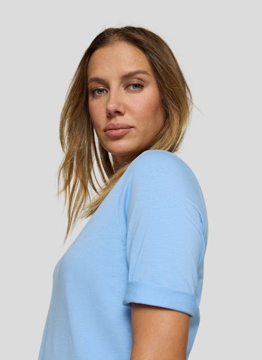 T-shirts korte mouw blauw Rabe