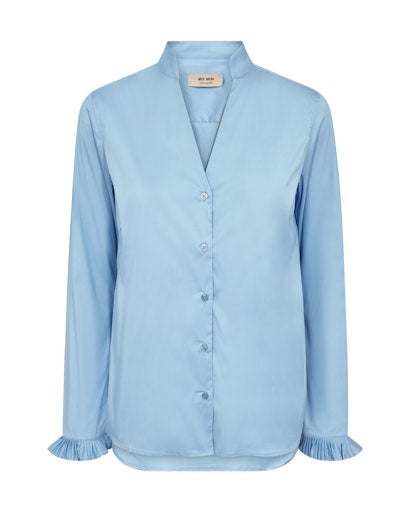 Blouses lange mouw blauw MOS MOSH