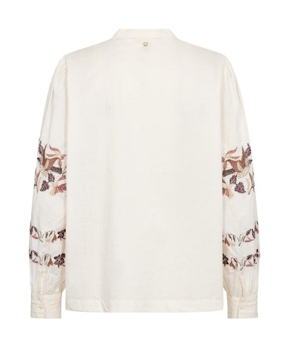 Blouses lange mouw beige MOS MOSH