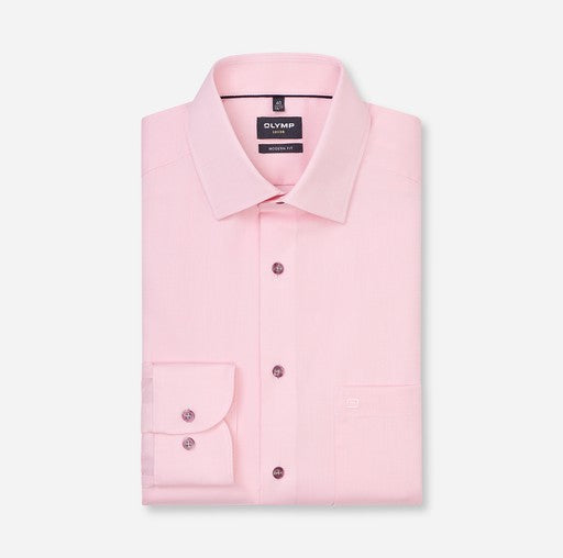 Hemden lange mouw roze OLYMP
