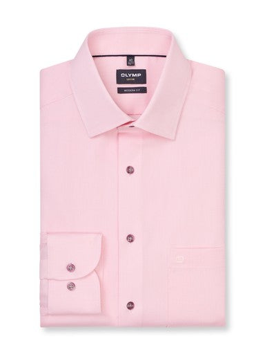 Hemden lange mouw roze OLYMP