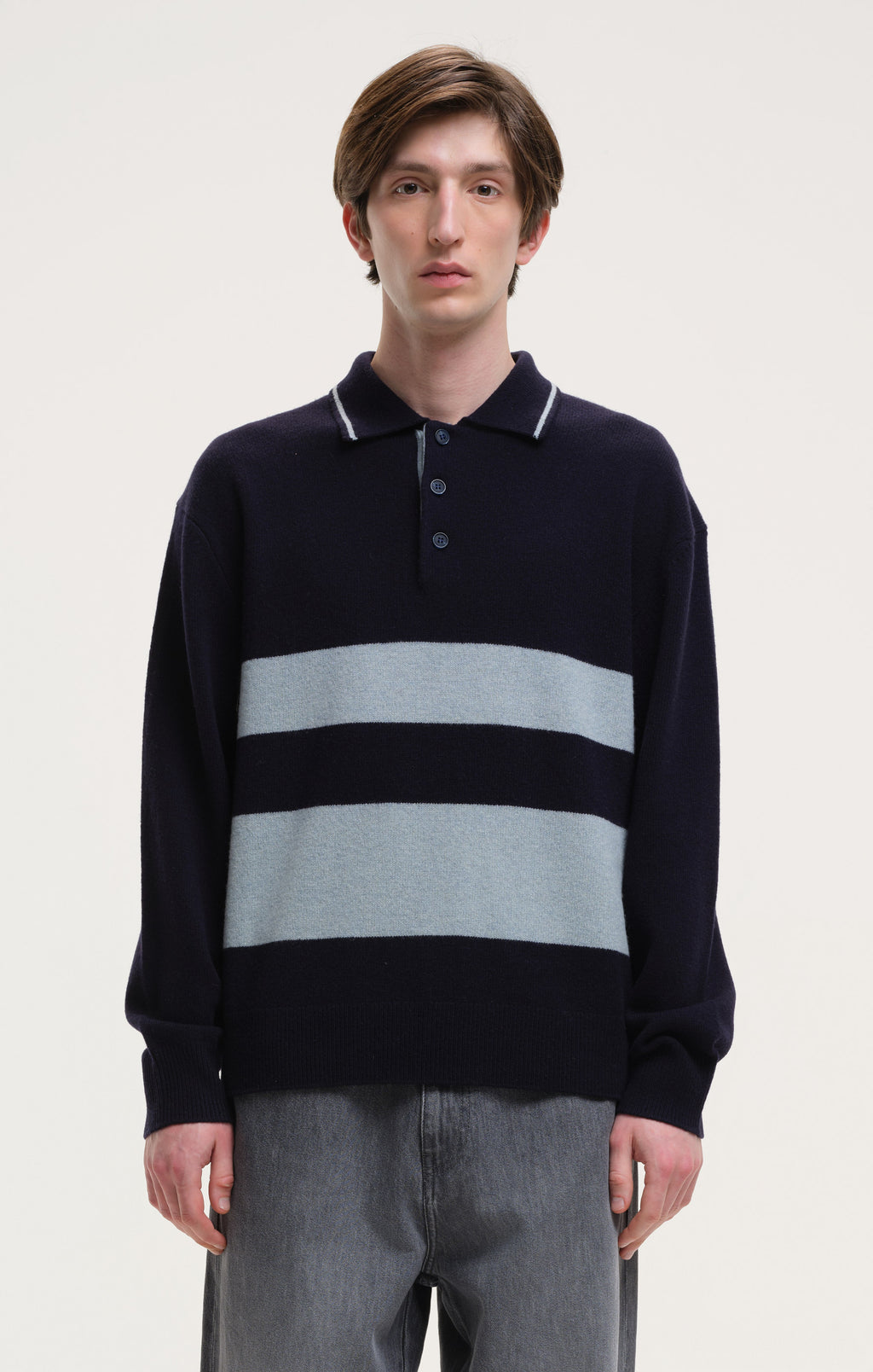 Polo's lange mouw navy CASTART