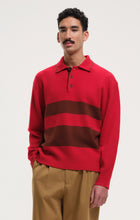 Polo's lange mouw rood CASTART