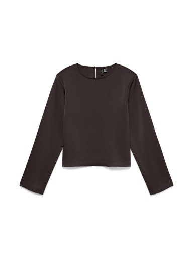T-shirts lange mouw bruin VERO MODA