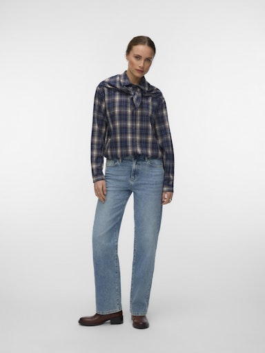 Blouses lange mouw navy VERO MODA