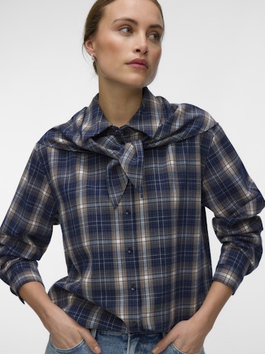 Blouses lange mouw navy VERO MODA