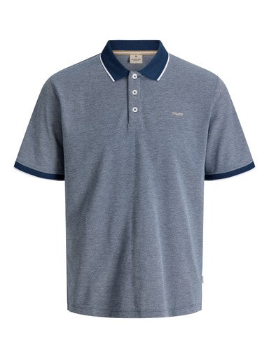 Polo's korte mouw blauw JACK & JONES