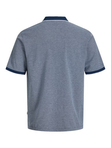 Polo's korte mouw blauw JACK & JONES