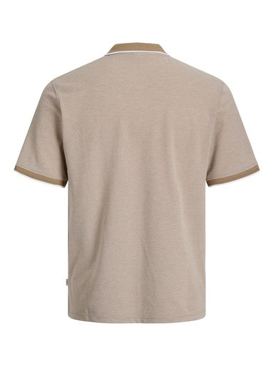 Polo's korte mouw bruin JACK & JONES