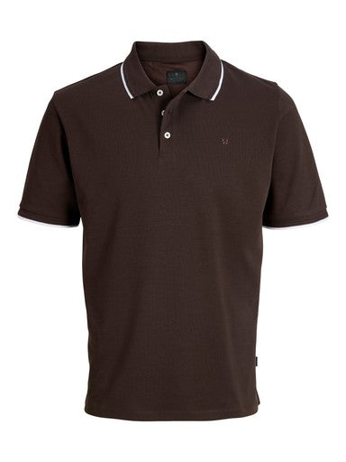Polo's korte mouw bruin JACK & JONES