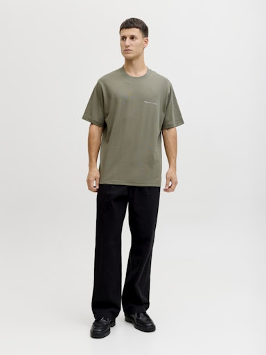 T-shirts korte mouw groen JACK & JONES