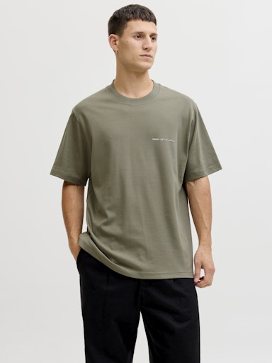T-shirts korte mouw groen JACK & JONES