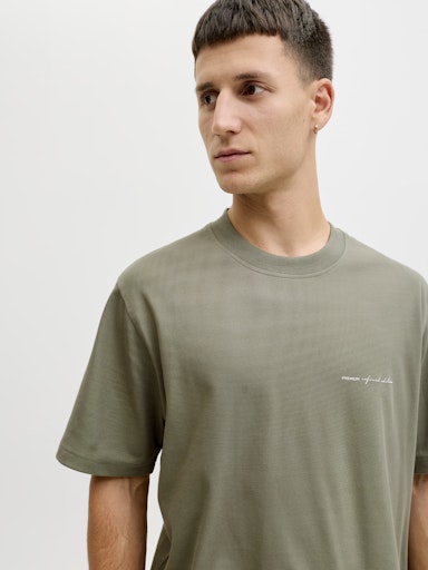 T-shirts korte mouw groen JACK & JONES