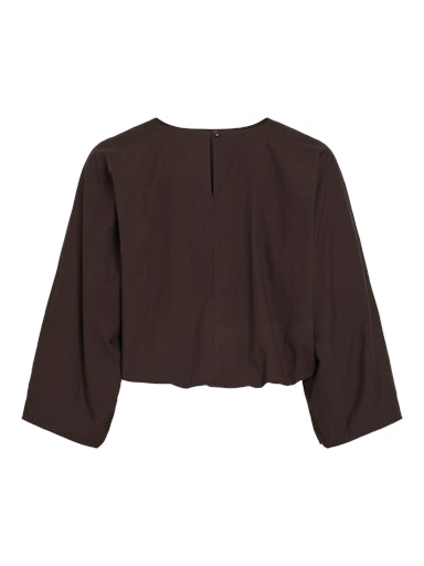 Blouses lange mouw bruin VILA