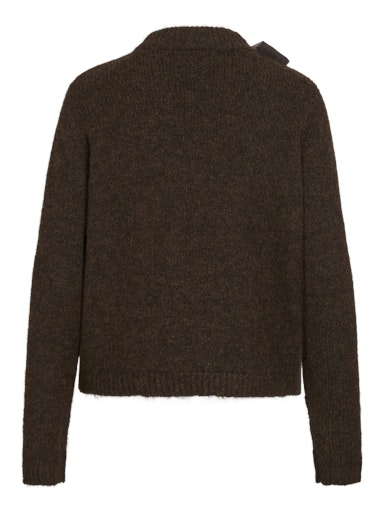 Polo's lange mouw bruin VILA