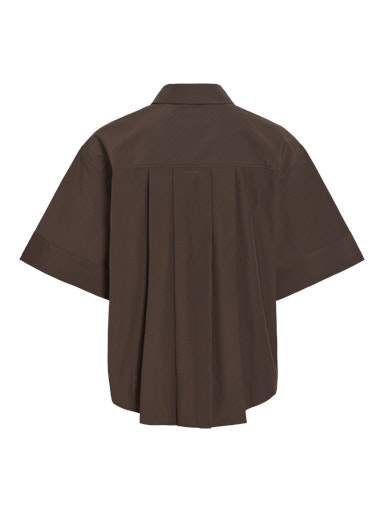 Blouses lange mouw bruin VILA