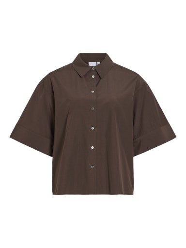Blouses lange mouw bruin VILA
