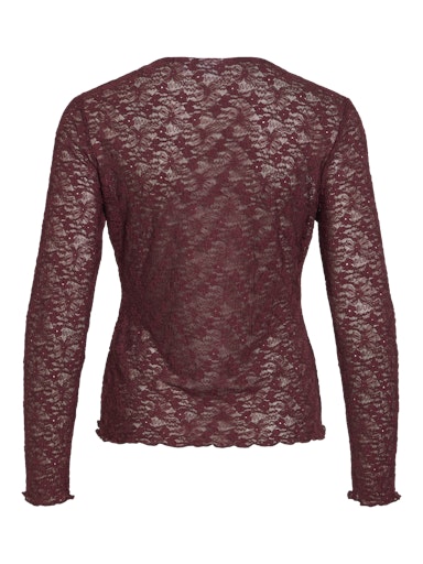 Blouses lange mouw bordeaux VILA