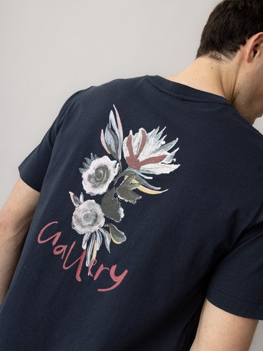 T-shirts korte mouw navy MOS MOSH