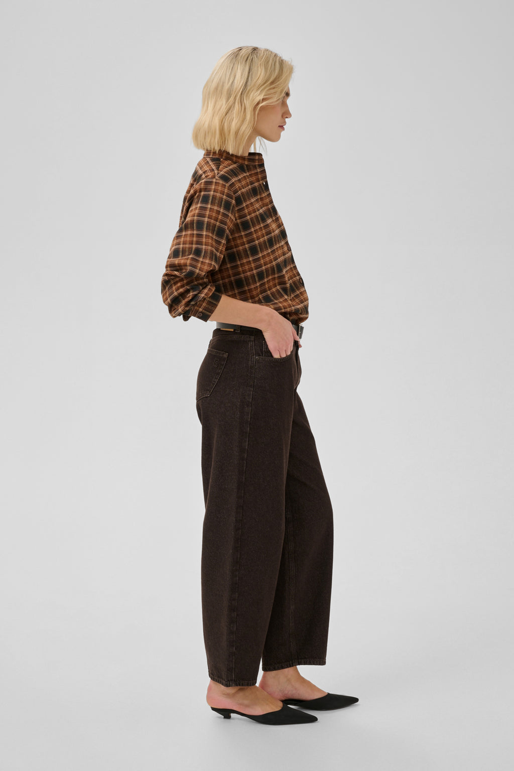 Jeans bruin My Essential Wardrobe