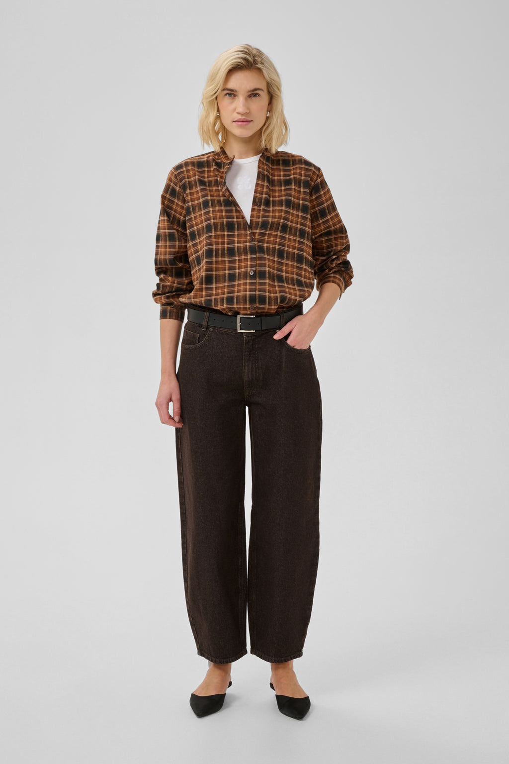 Jeans bruin My Essential Wardrobe