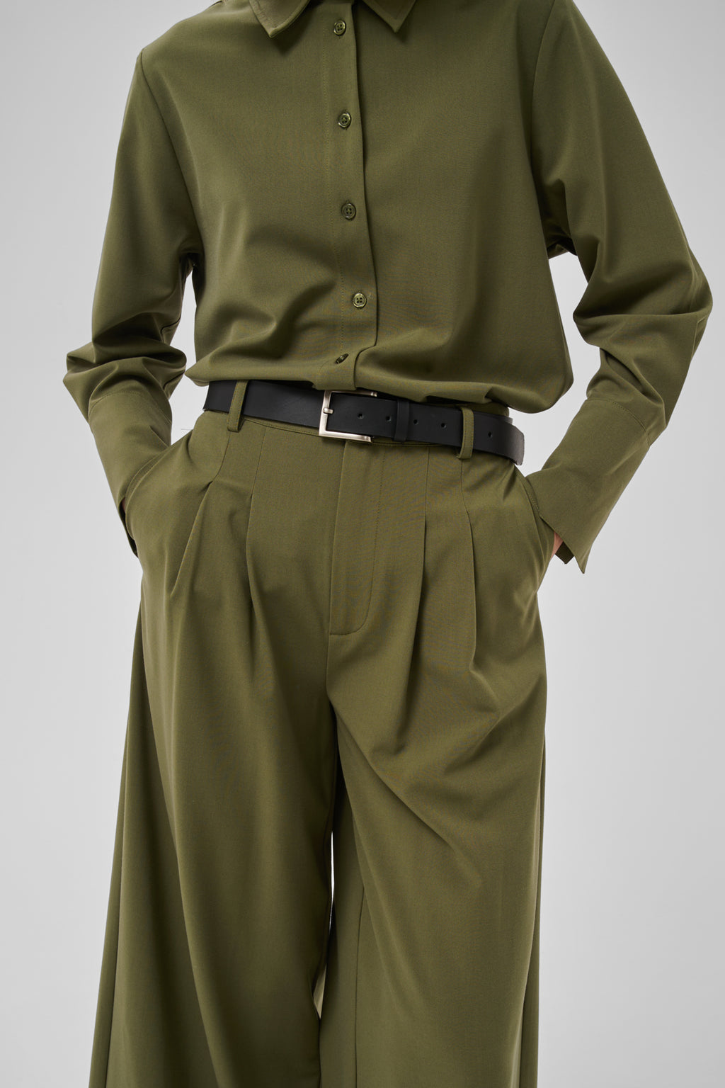 Broeken groen My Essential Wardrobe