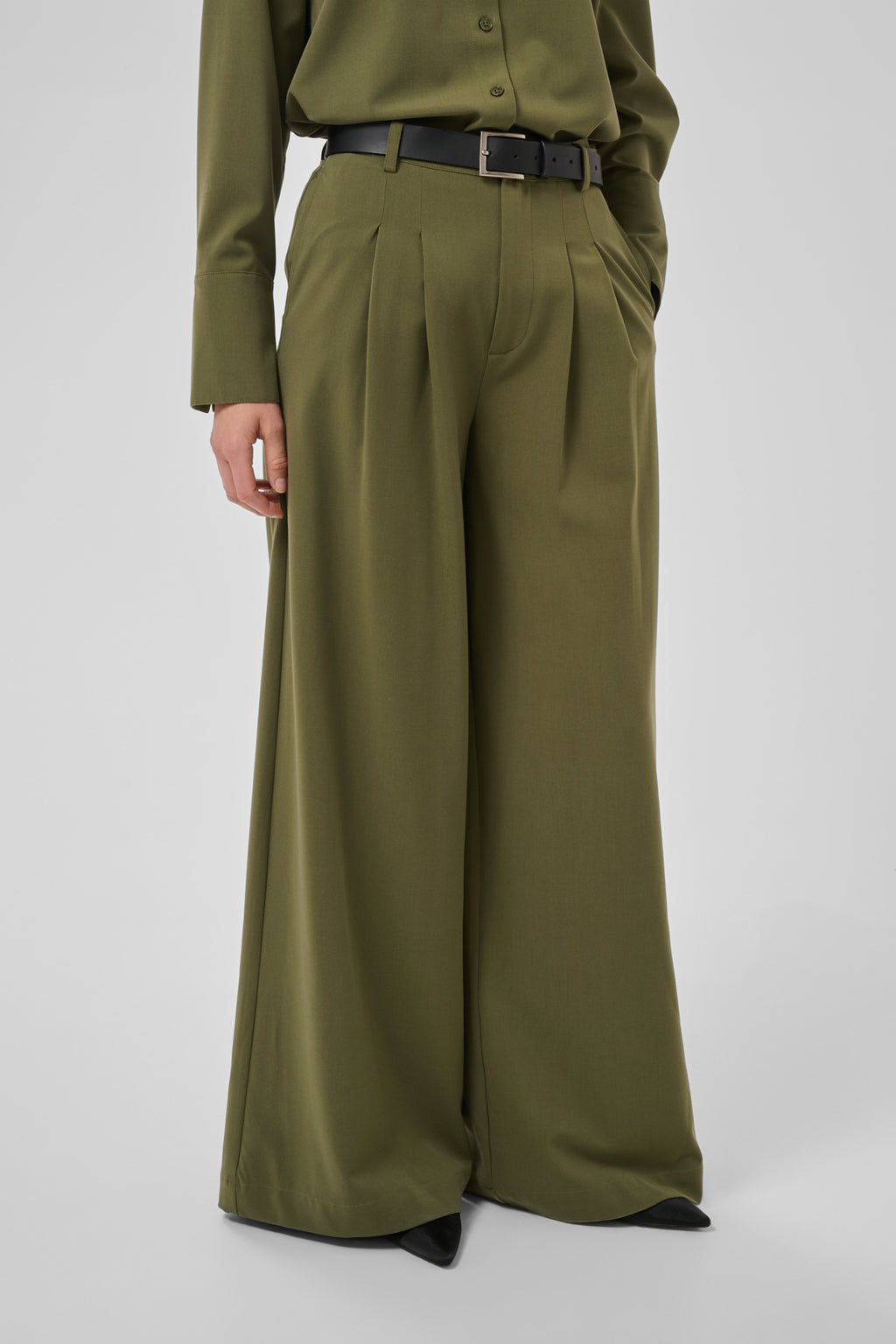 Broeken groen My Essential Wardrobe