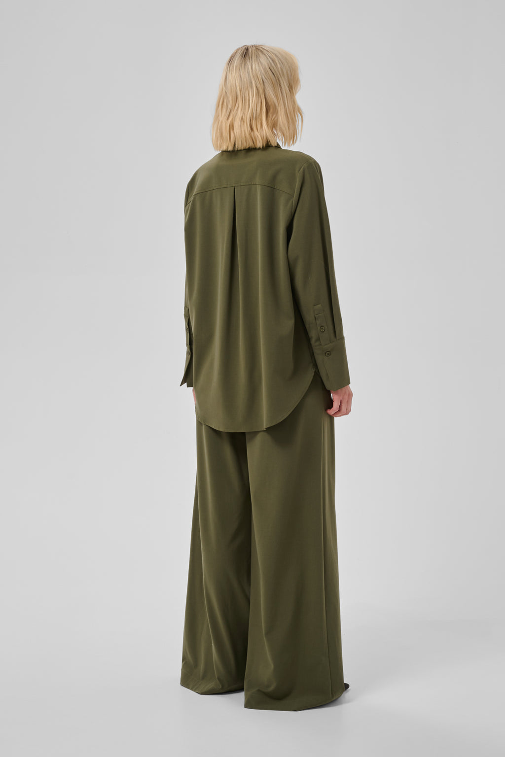 Blouses lange mouw groen My Essential Wardrobe