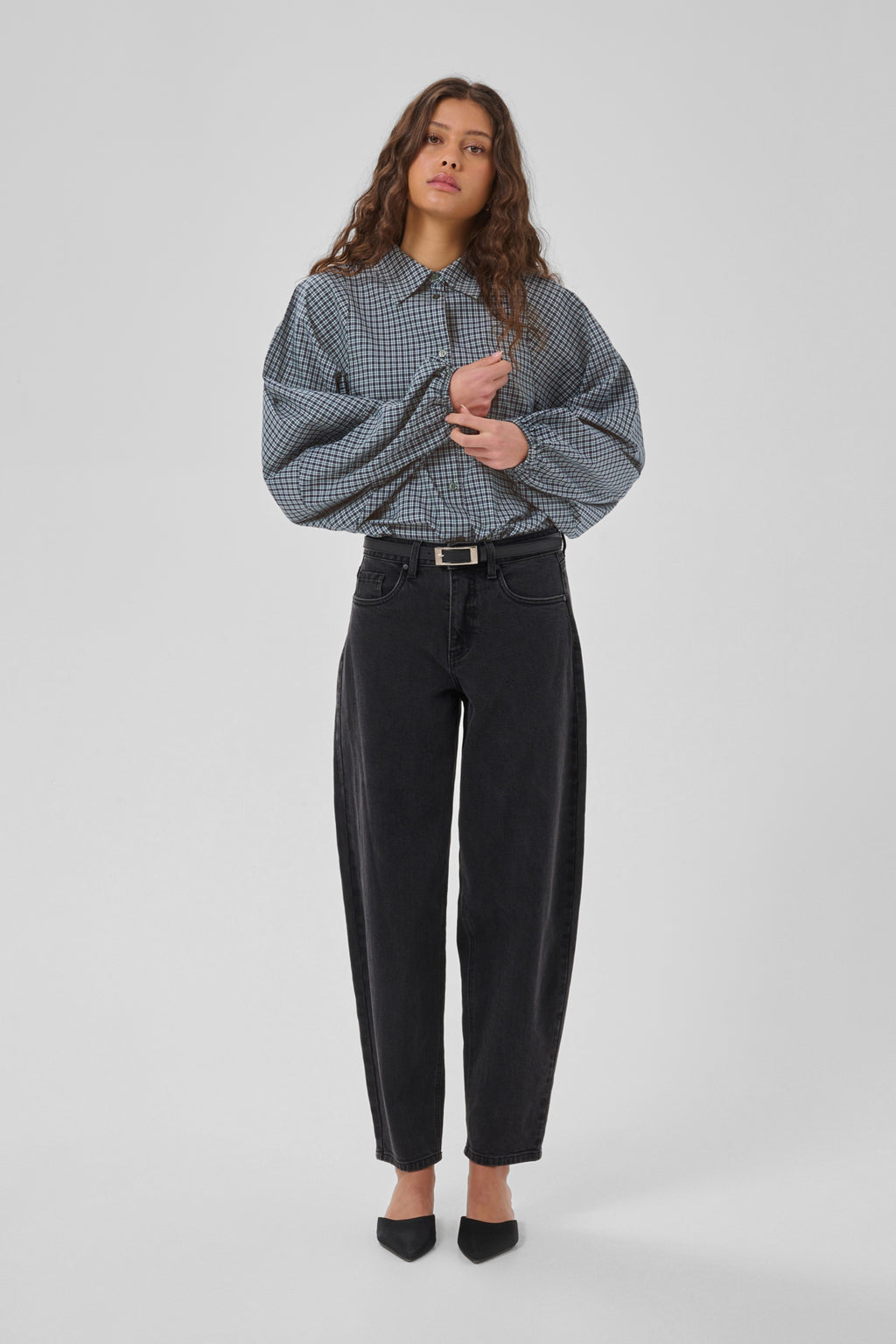 Blouses lange mouw navy My Essential Wardrobe