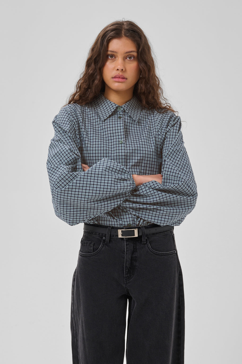 Blouses lange mouw navy My Essential Wardrobe