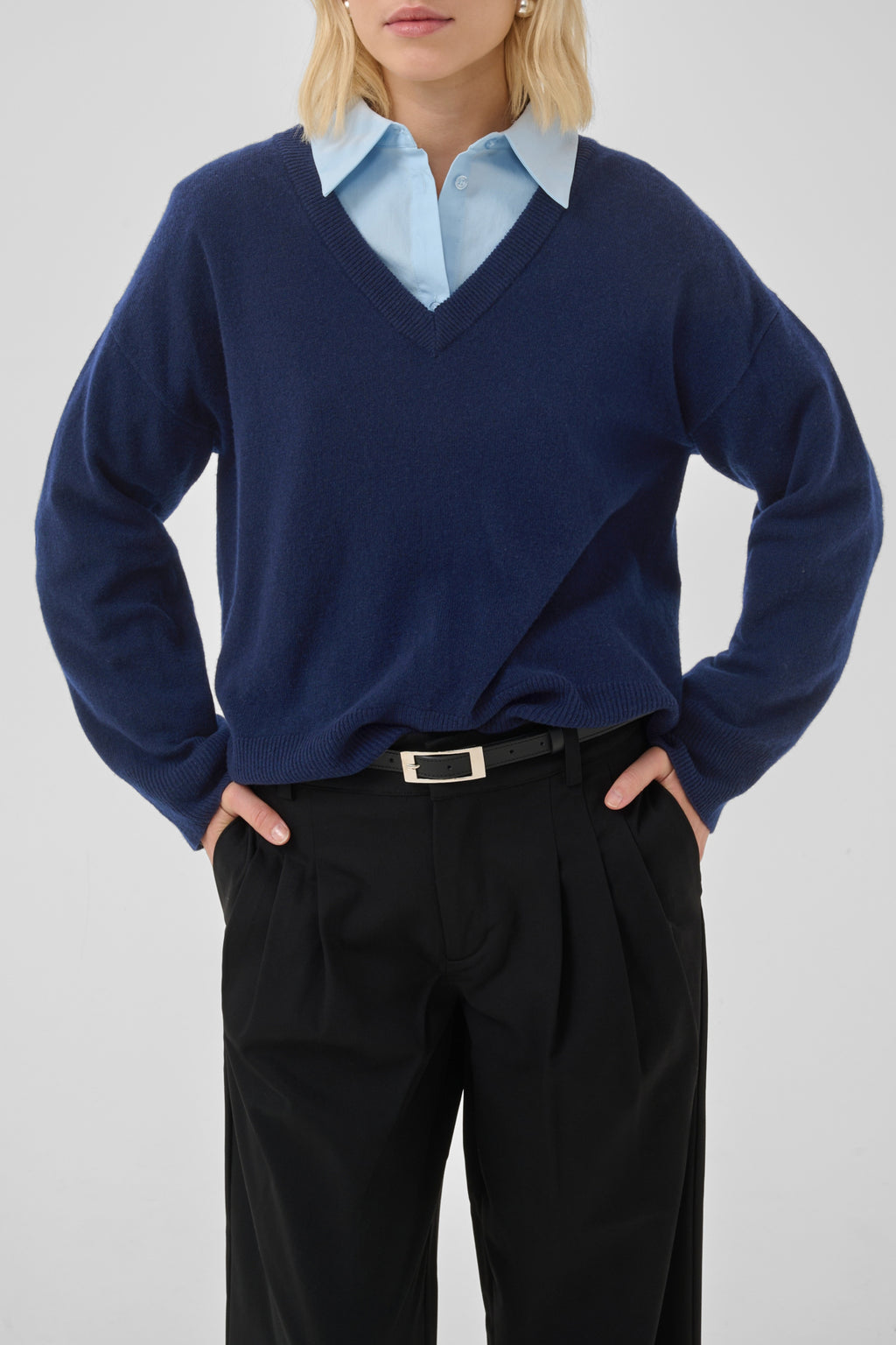 Pulls blauw My Essential Wardrobe